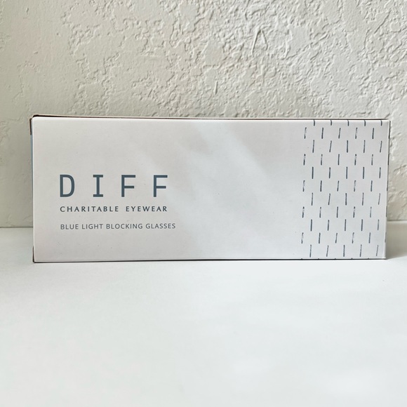 Diff Eyewear Reid Gold Round Blue Light Blocking Glasses New - Picture 10 of 11